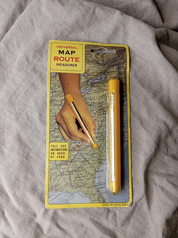 Vintage Universal Map Route Measurer
