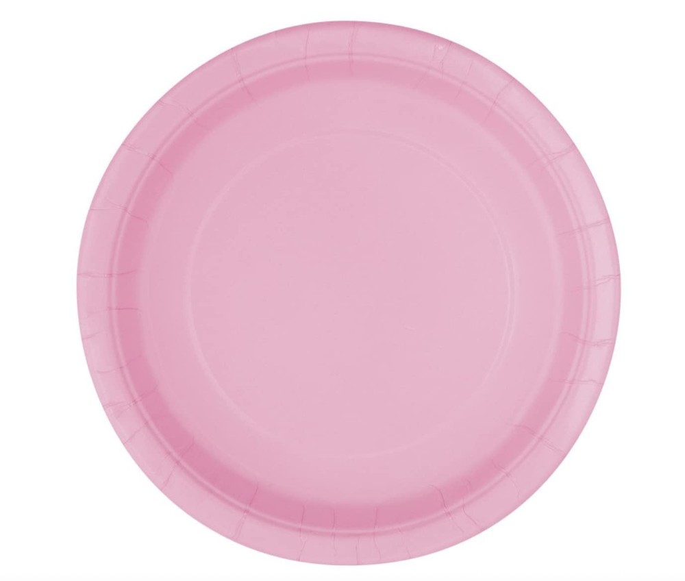 Unique tableware, 8ct, Light Pink