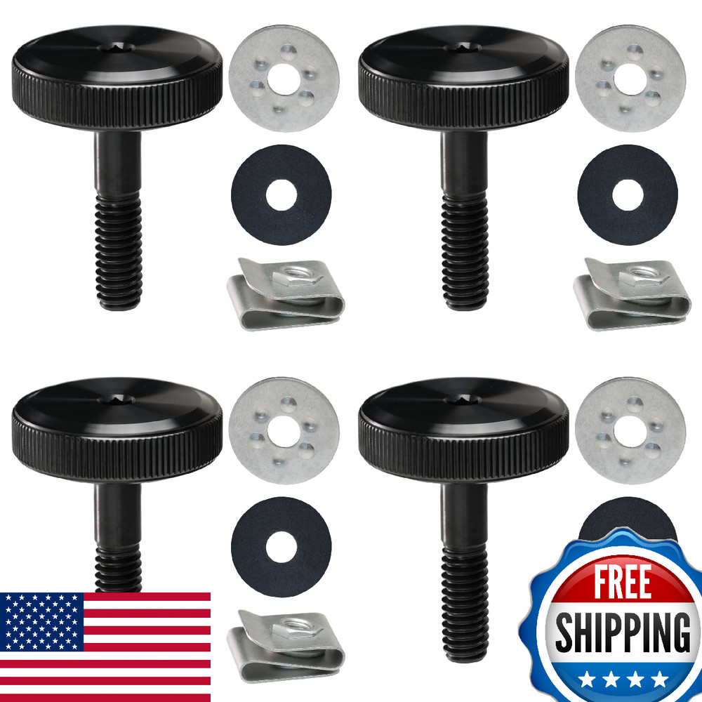 FENRIR Motorcycle Saddlebag Locks Security Bolt Knobs Fasteners Hardware Kit 304