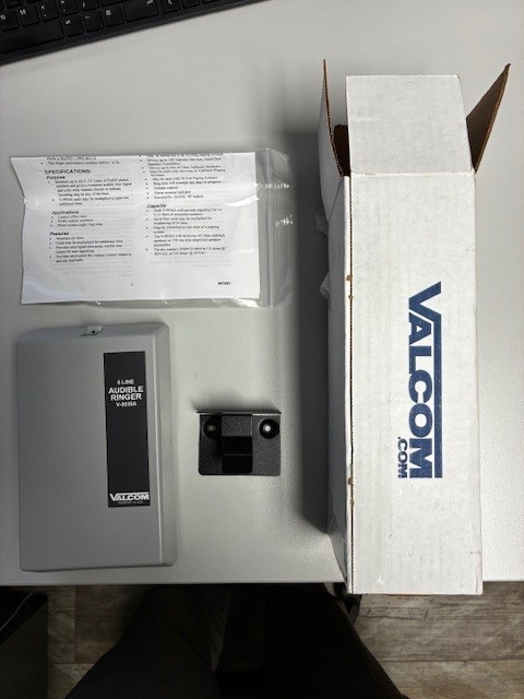 Valcom C.O. Audible Ring Unit, 6 Lines, V-9936A