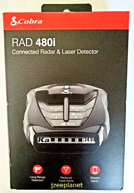 RAD 480i Laser Radar Detector Long Range Bluetooth Driver App Front Rear Detect