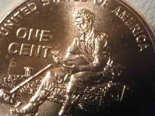 2009 P FY WDDR-059 Lincoln Formative Doubled Thumb Doubled Die Error