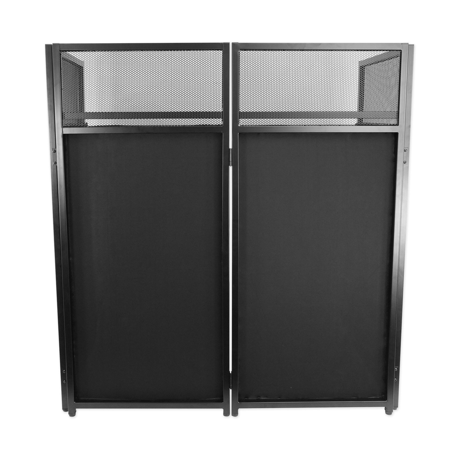 Rockville ROCKBOOTH XL DJ Event Booth Facade w/Built in Table+Travel Bag+Scrims