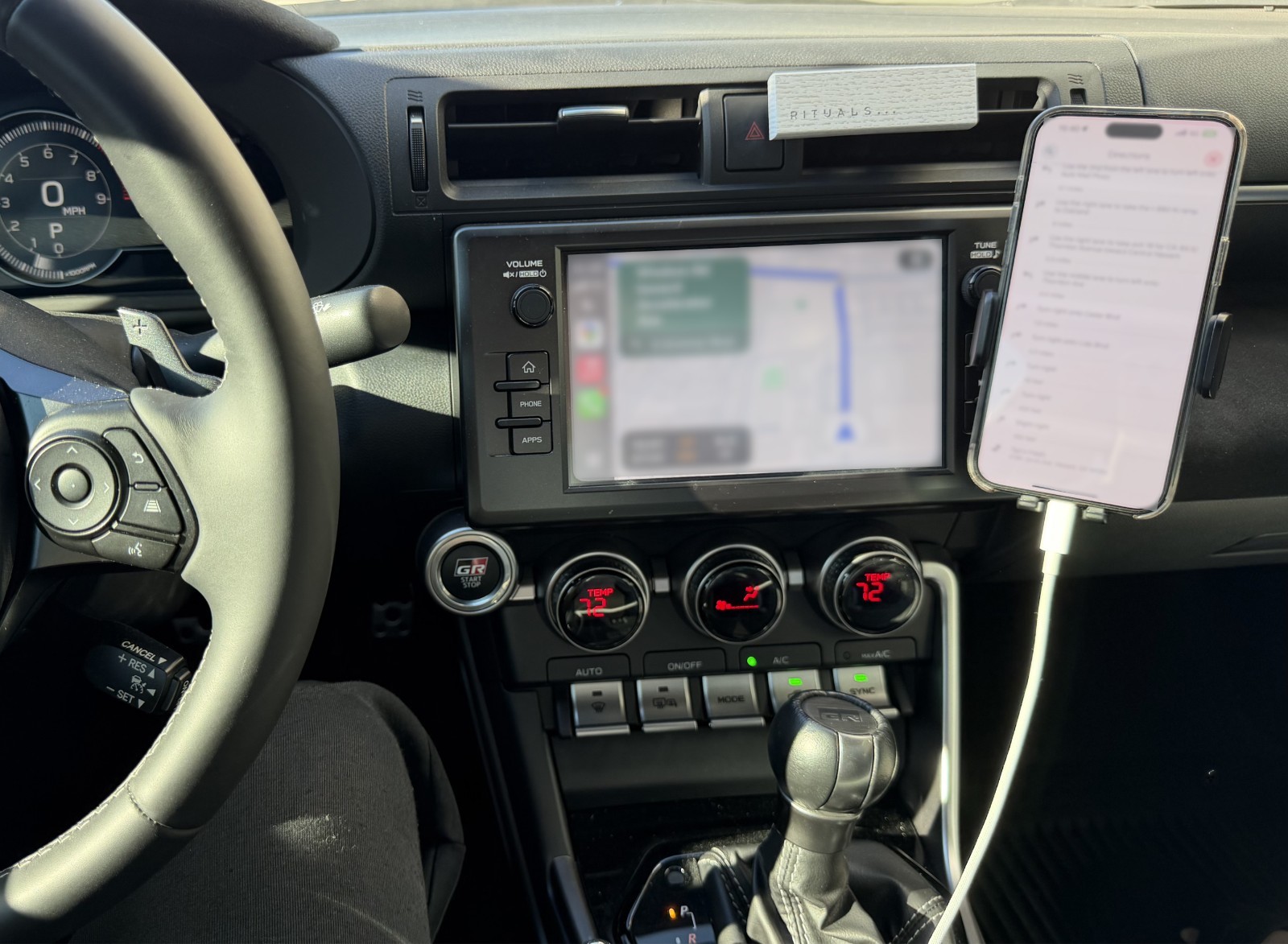 2022+ GR86 / BRZ Phone Holder | Adjustable Mount Fits All Phones