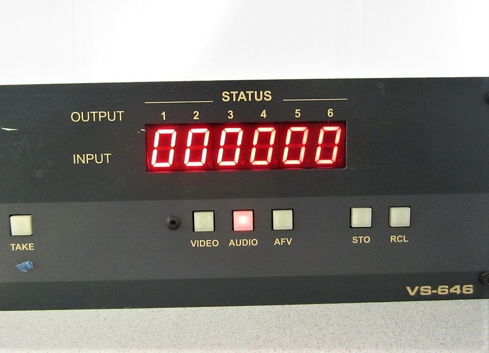 Kramer VS-646 6x6 Video/Balanced Audio Matrix