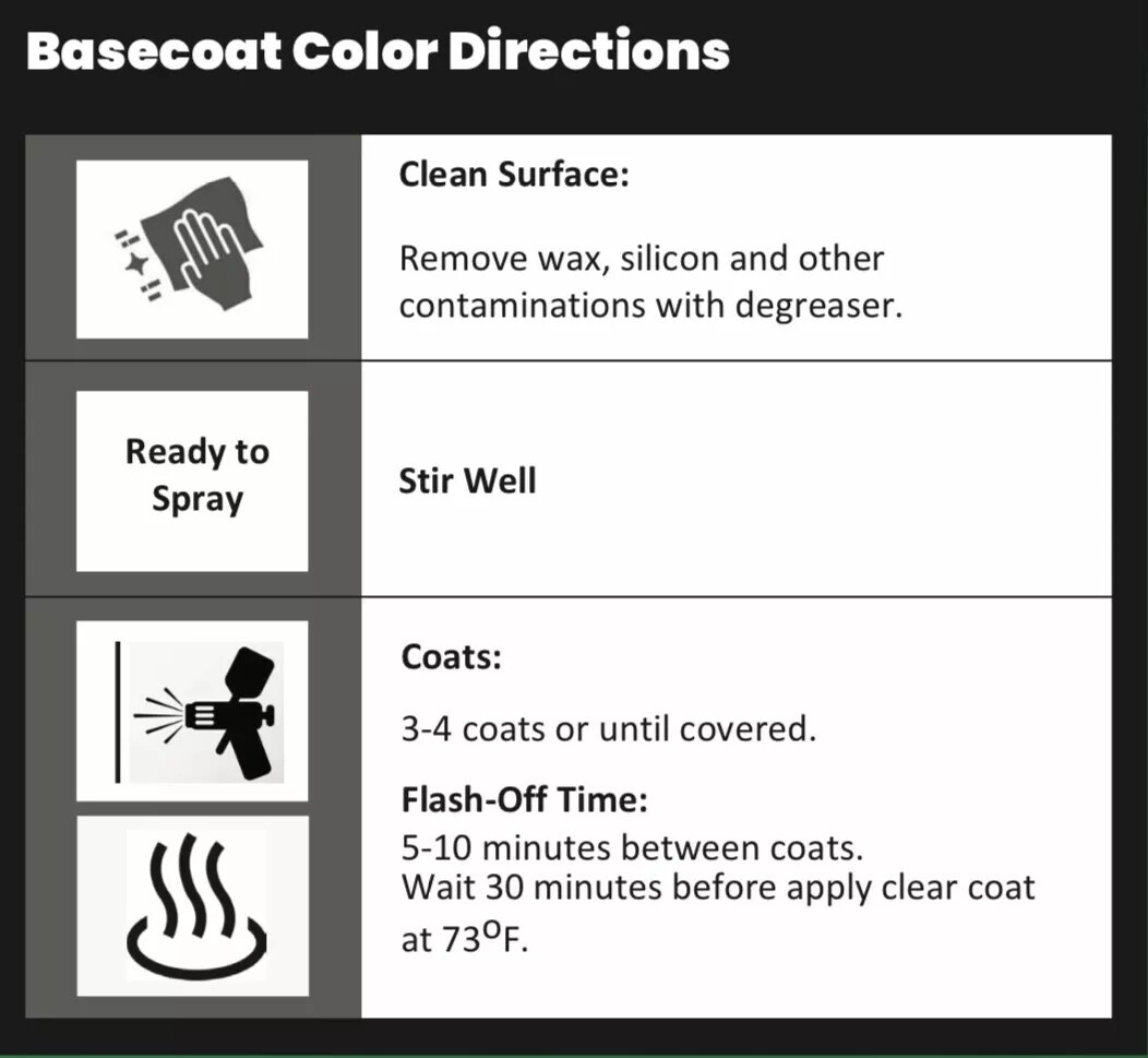 Chevy / GMC - WA8774 Bright Red BASECOAT PAINT PICK YOUR SIZE