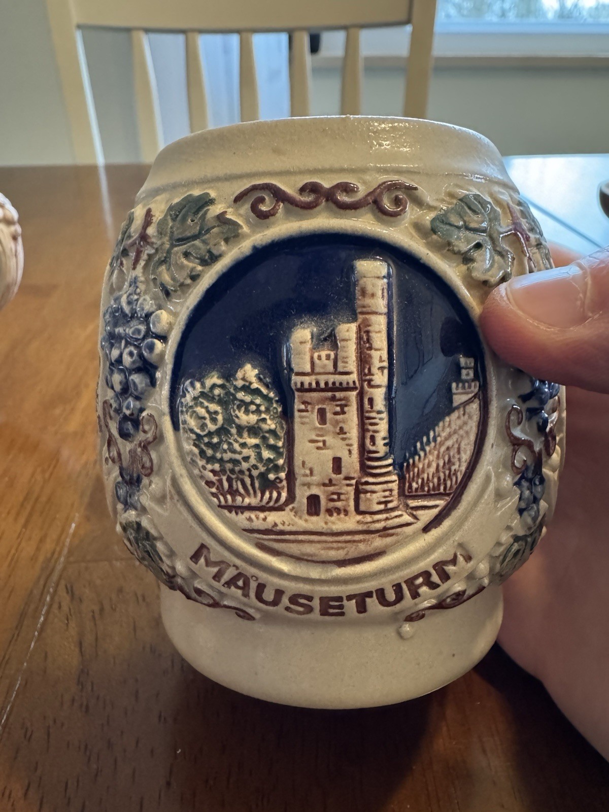 Gerz German Mug / Stein Drachenfels Feindl Bruder Mauseturm Ruine Maus SET of 3