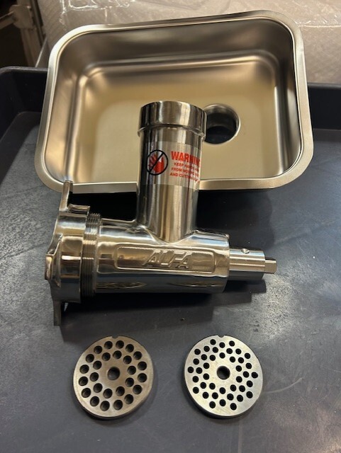 Alfa commercial meat grinder attachment