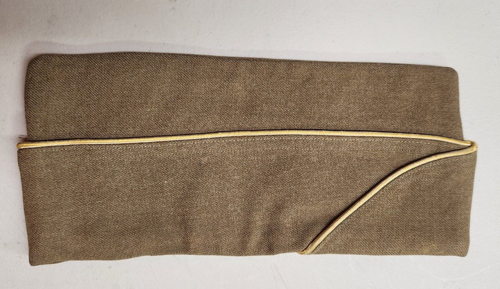 Vintage US EM QUARTERMASTER Piped Garrison - Overseas Cap  #42