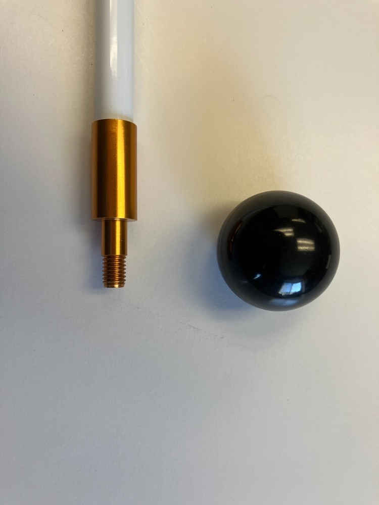 Golf Practice Putting Green Flagstick - 33" Marker, Solid White Jr. Flag