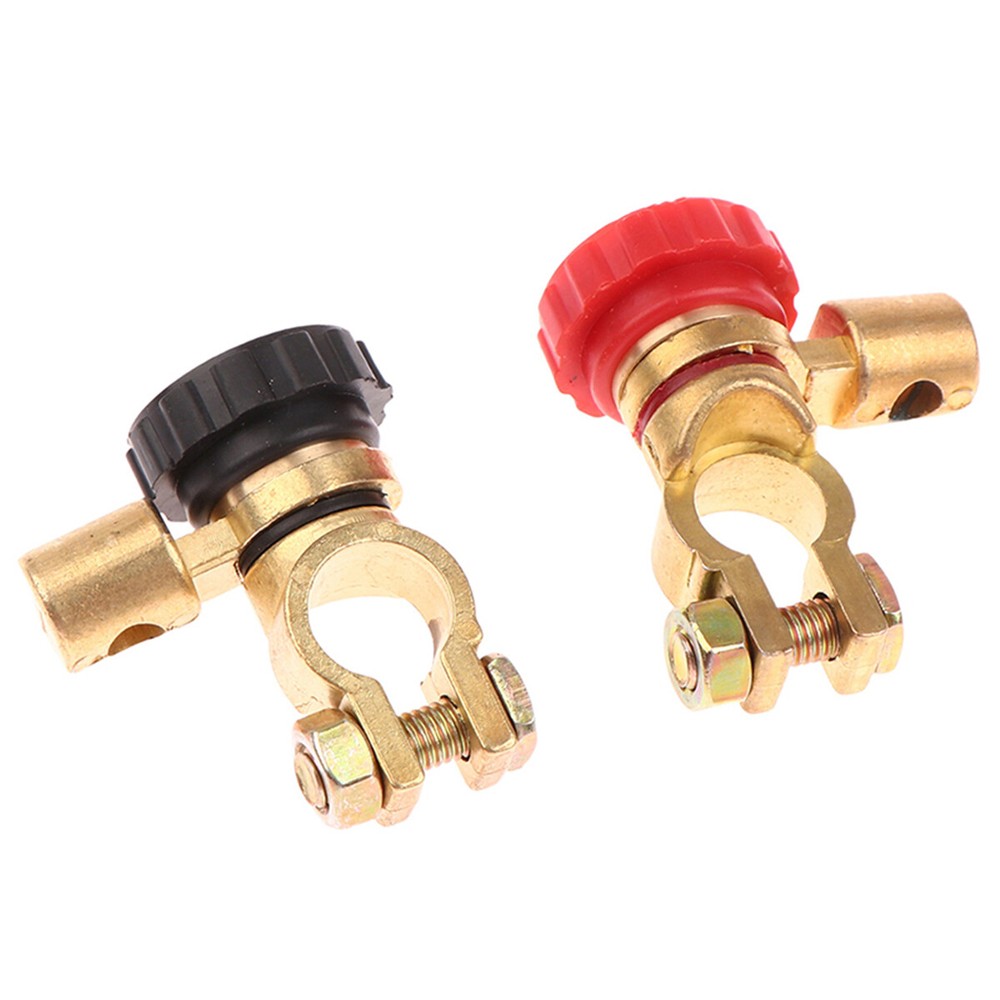 2PCS Car Battery Switch Quick Cut-off Disconnect Master Link Terminal Kill Shut