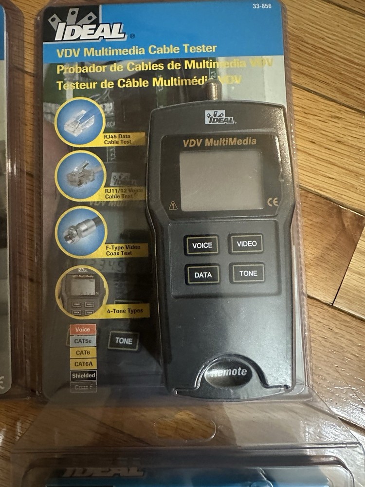 IDEAL: 2 PRO CABLE TRACING KIT & 2 CABLE TESTER
