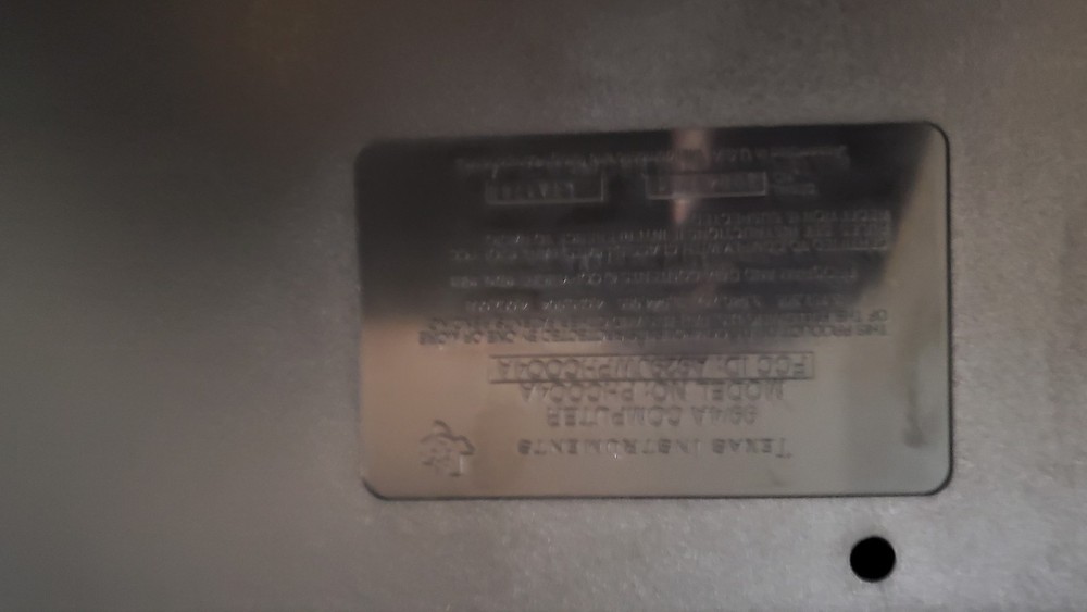 Vintage Texas Instruments TI-99/4A Home Computer/Gaming System - untested