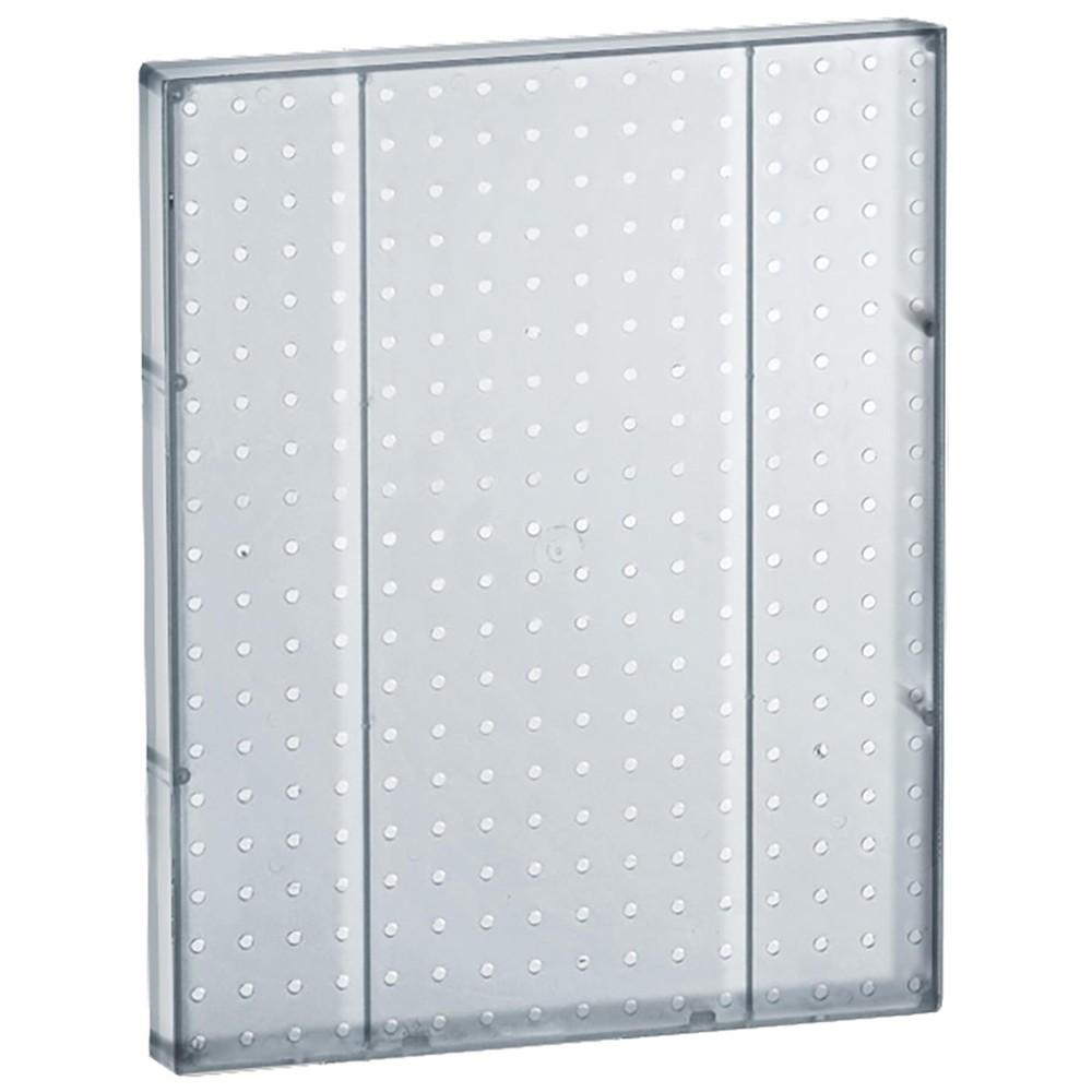2 PCS 771620-CLR Pegboard 1-Sided Wall Panel Clear Translucent Display