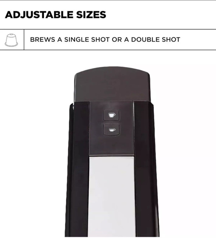 Crux Espresso Coffe Maker For Nespresso Pods, Programmable Espresso Coffee