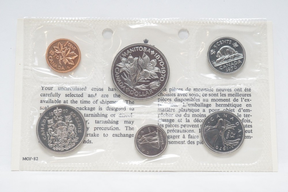 1970 Canada Mint Sealed  6 Coin Set (otb1103)