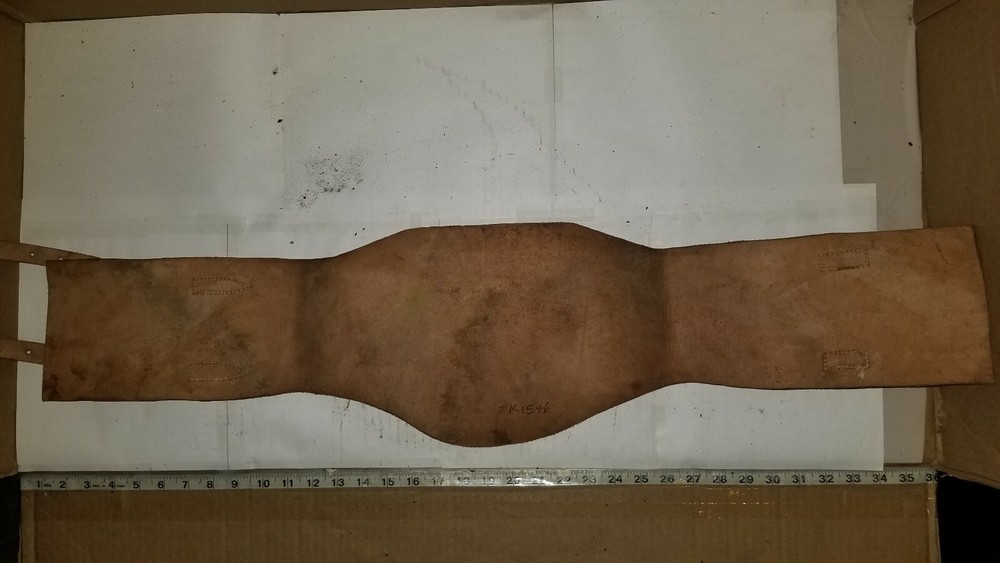 Vintage Leather Support Belt - Used