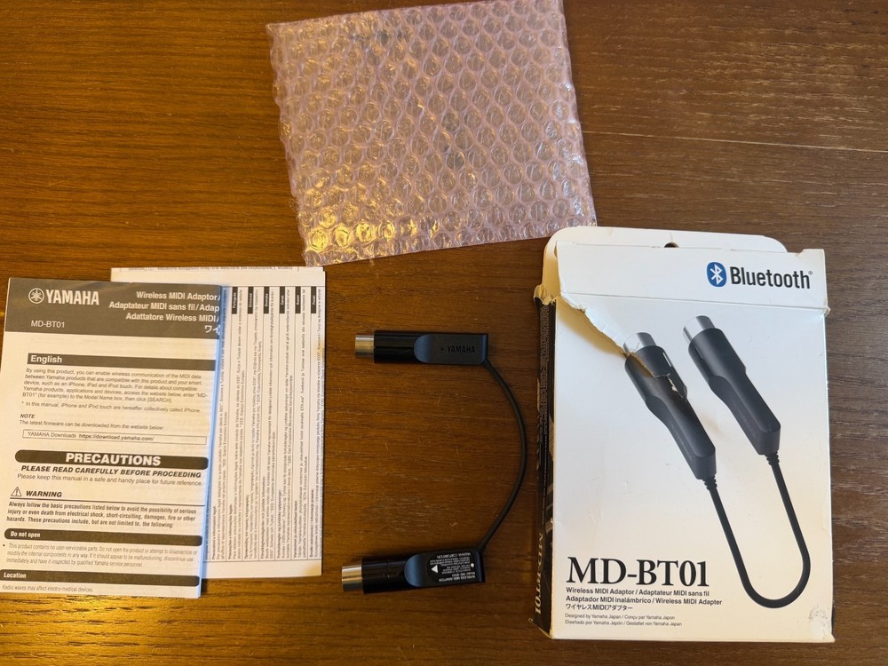 Yamaha MD-BT01 MIDI Adapter - Excellent