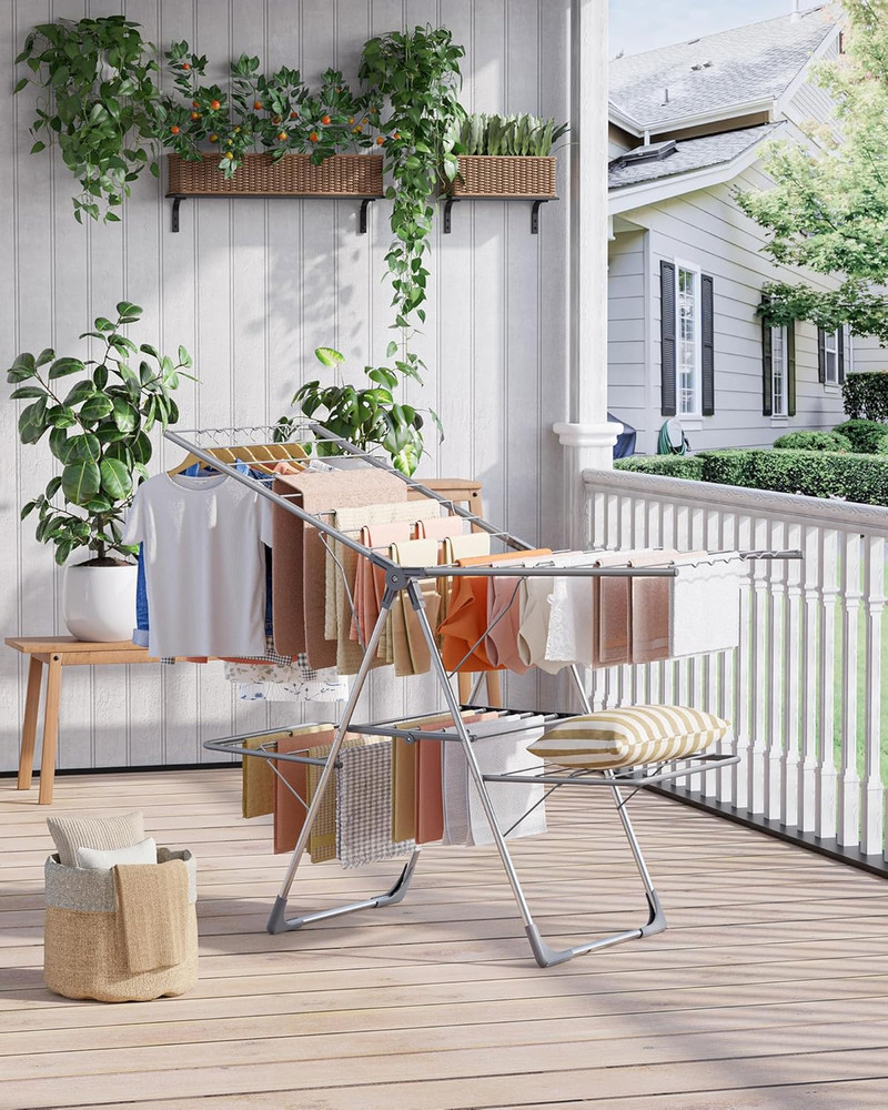 Clothes Drying Rack - Foldable Laundry Drying Rack for Clothing & Bedding, Ea...
