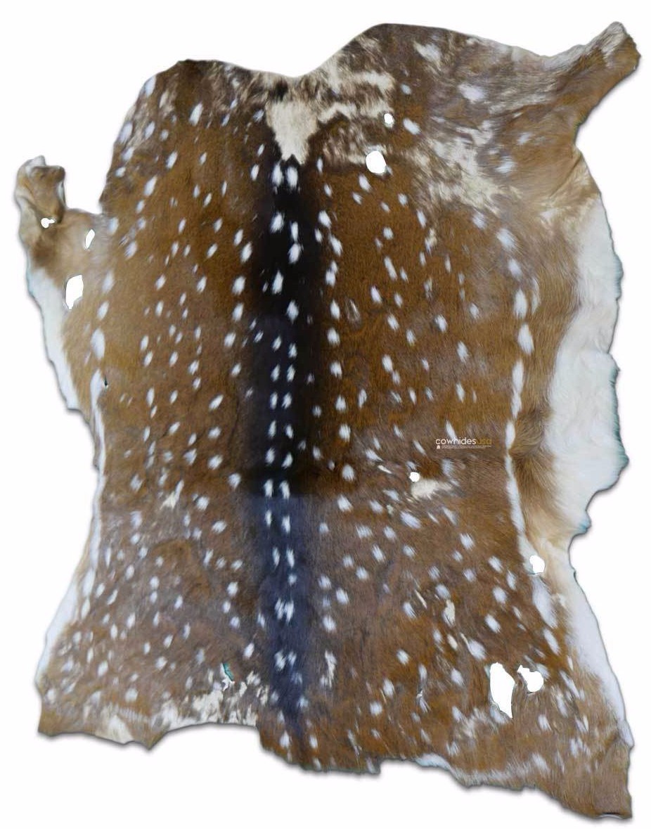 Axis Deer Skin Second Grade -Axis Deer Hide Size: 38"X30" Cheetal deer buck hide