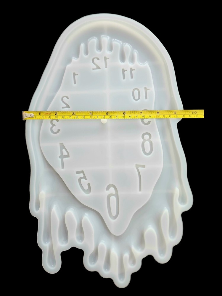 Melting CLOCK Silicone Mold AU