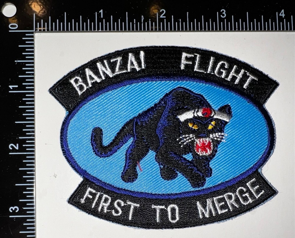 USAF 35th Fighter Squadron Panthers Banzai Flight First To Merge Patch
