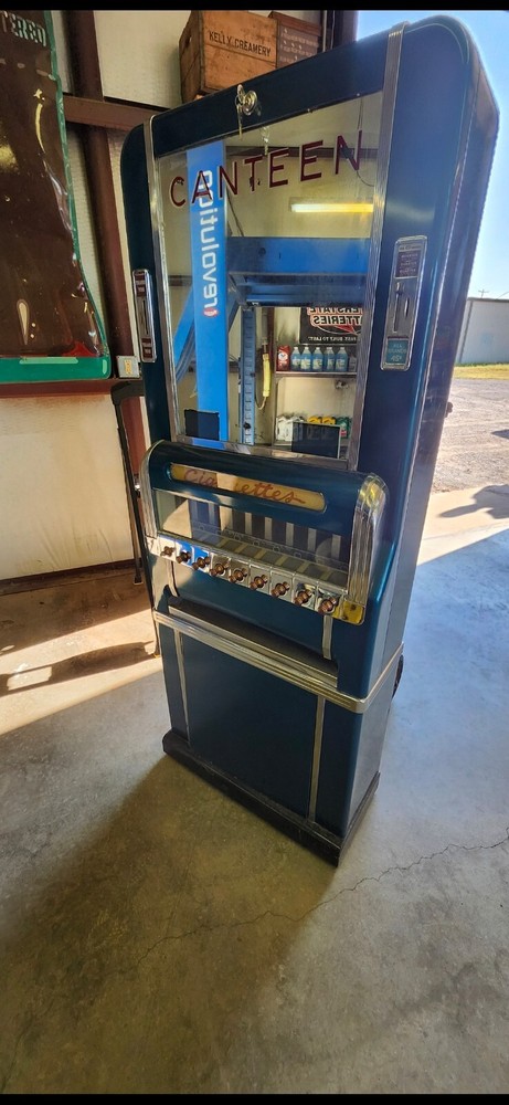Vintage Coin Operated Cigarette Machine