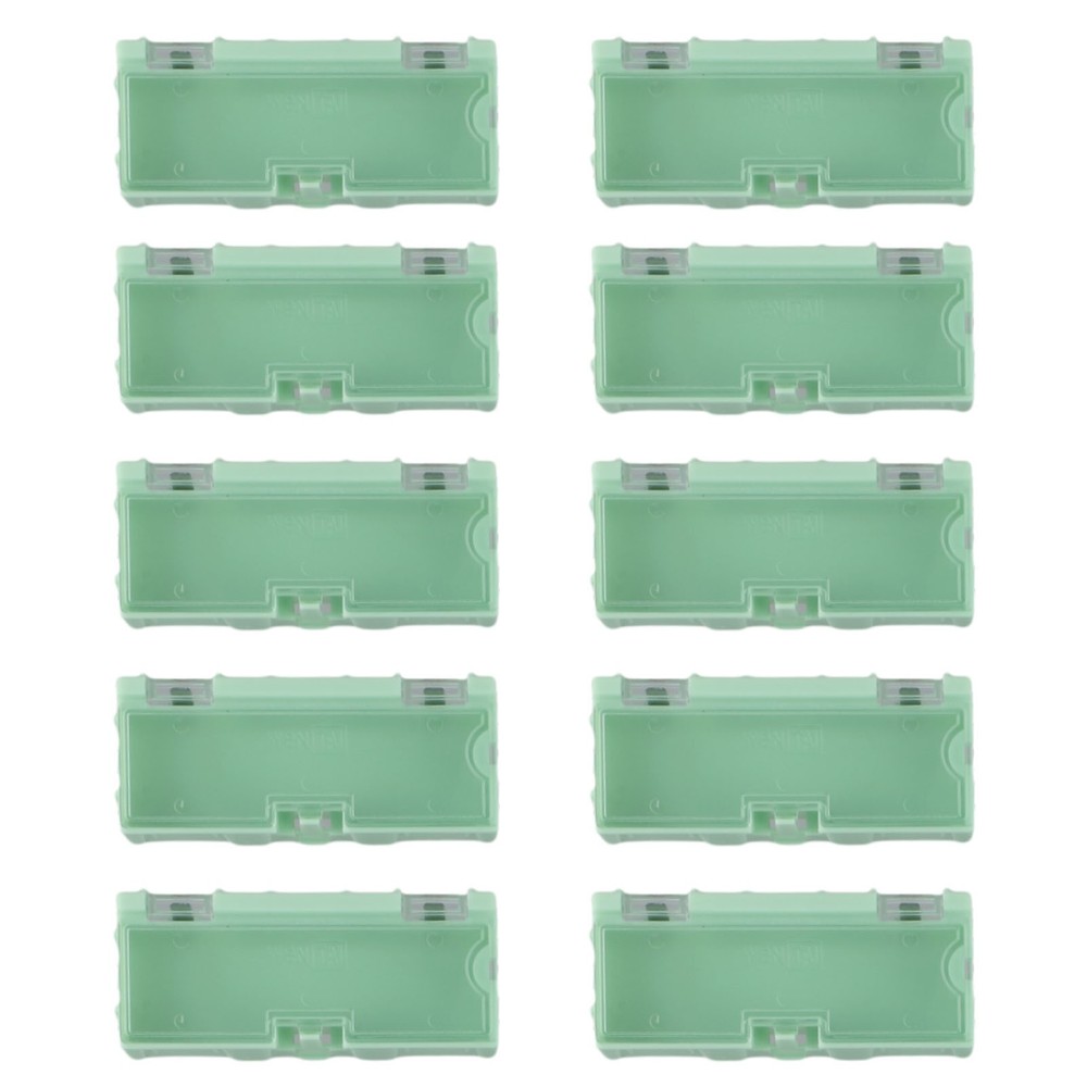 Practical Plastic Box for Securely Storing Electronic Components 10 Pack