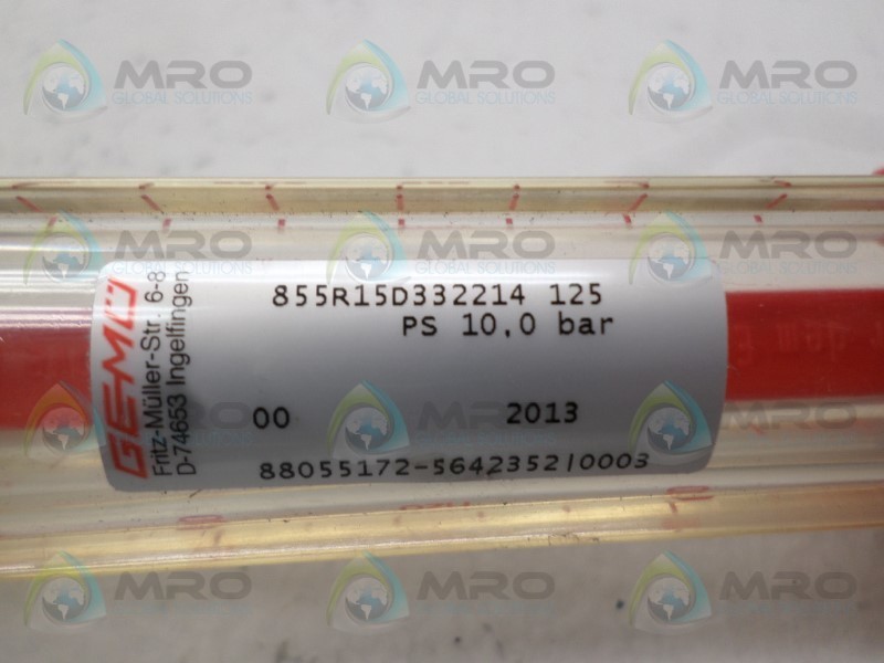 GEMU 855R15D332214 FLOW METER NSNP