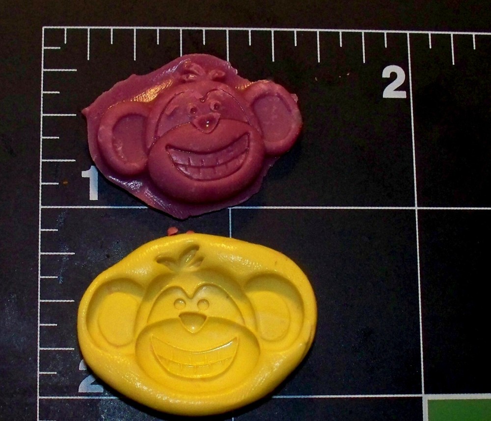 Monkey Set -Flexible Silicone Mold-Cake Cookie Crafts Cupcake Candy Clay 20mm