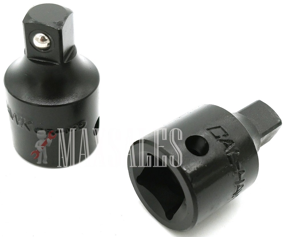 2pc SET 1/2 to 3/8 SOCKET REDUCER ADAPTERS IMPACT CR-M