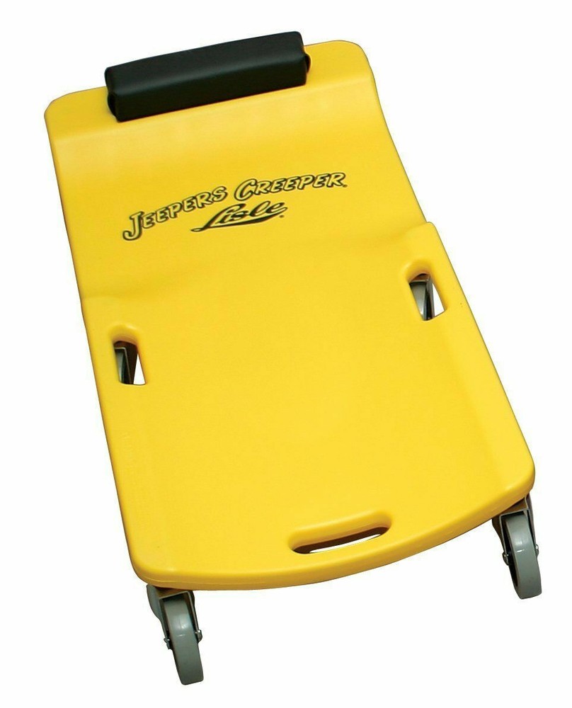 LISLE 93032 Yellow Large Wheel Plastic Creeper NEW