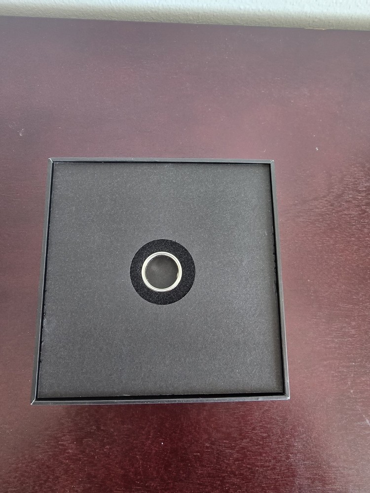 YOR LR11-10-SL Smart Ring Activity Tracker Silver Size 10