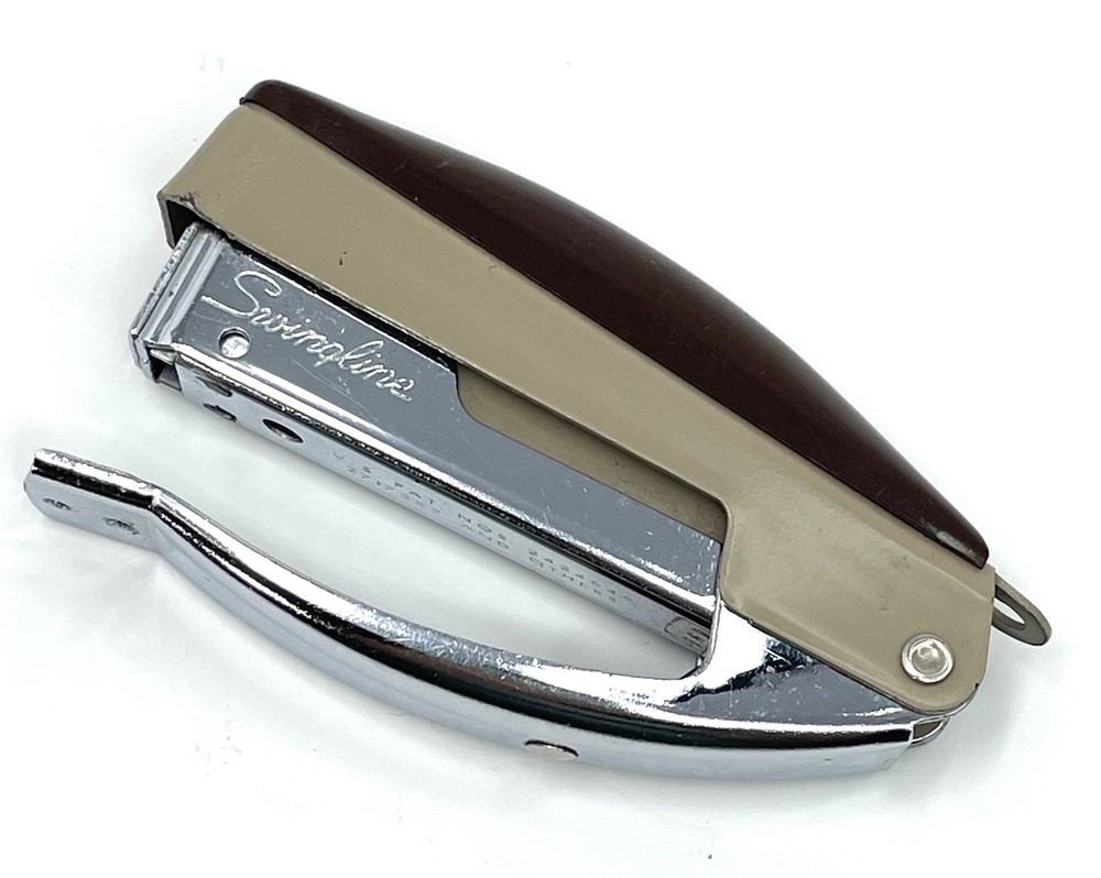 Vintage Swingline 99 Plier Handheld Stapler 4” Brown