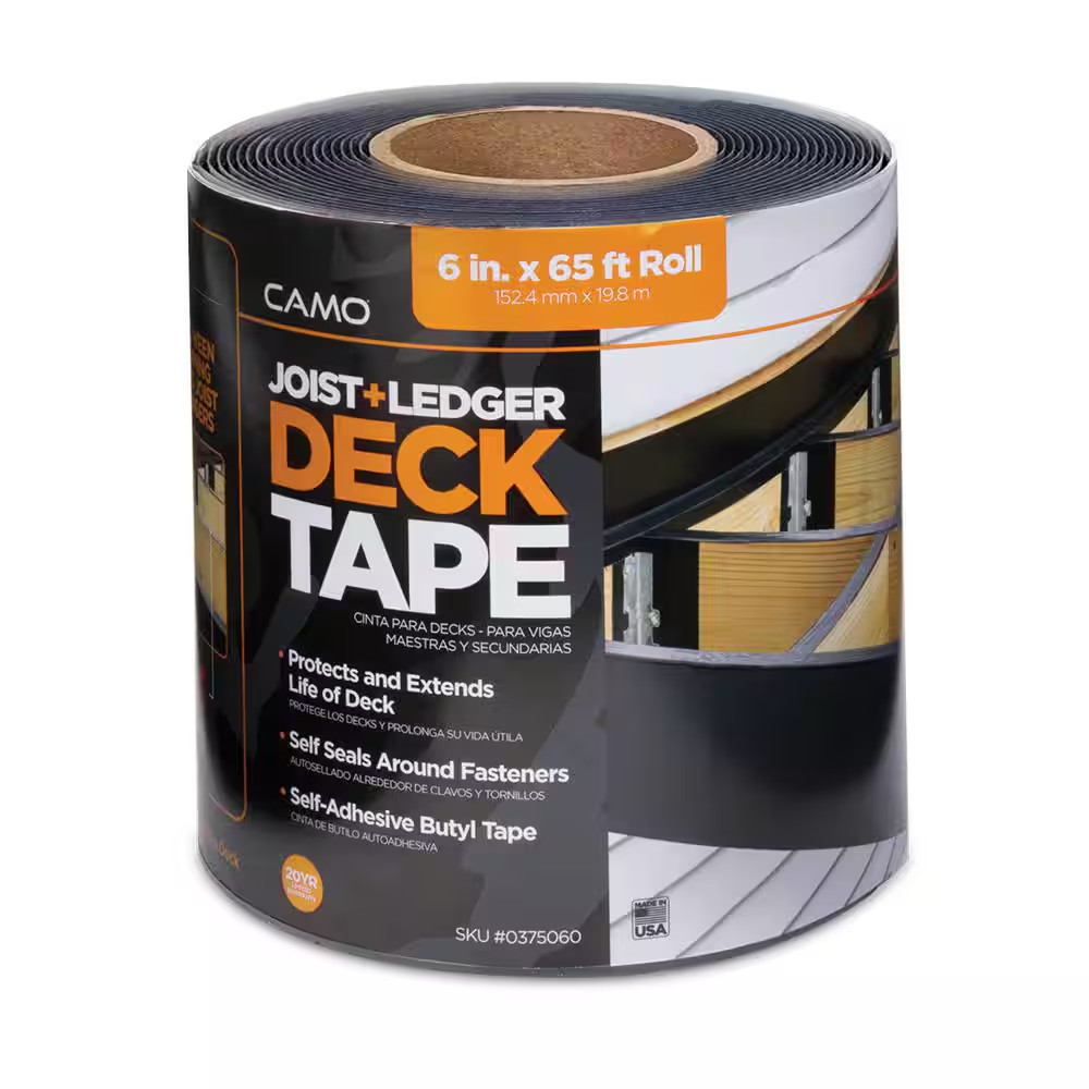 6 In. X 65 Ft. Joist plus Ledger Deck Tape