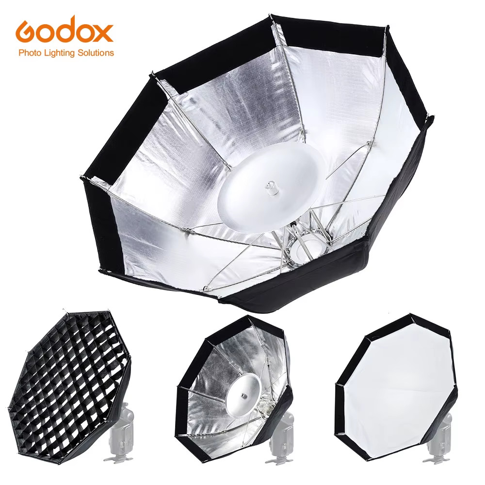 AD-S7 Multifunctional Soft Box Octagonal Honeycomb Grid Umbrella Softbox for WIT