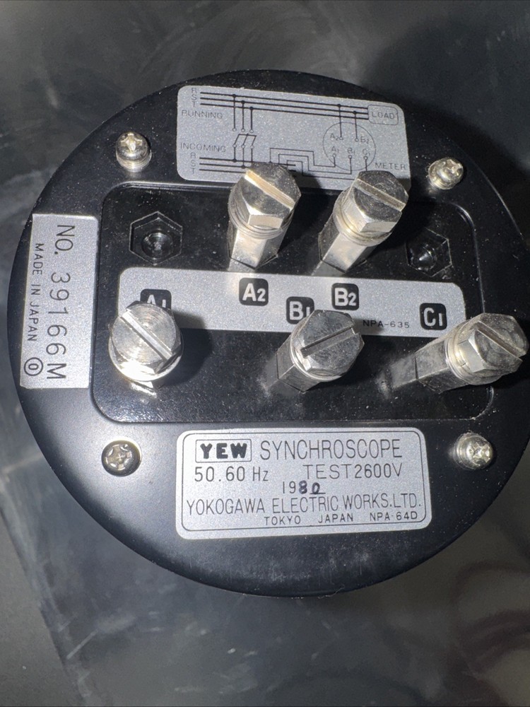 Yokogawa 2109 Synchroscope Meter 41829M