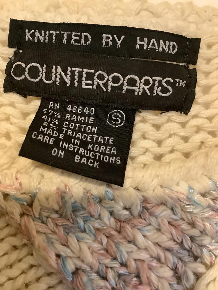 Hand-Knitted Patchwork Sweater Vest