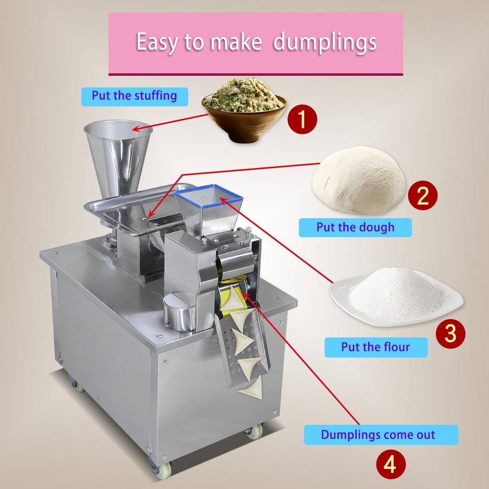 USA Kolice Commercial Automatic Dumpling Machine, Dumpling Wrapper Maker
