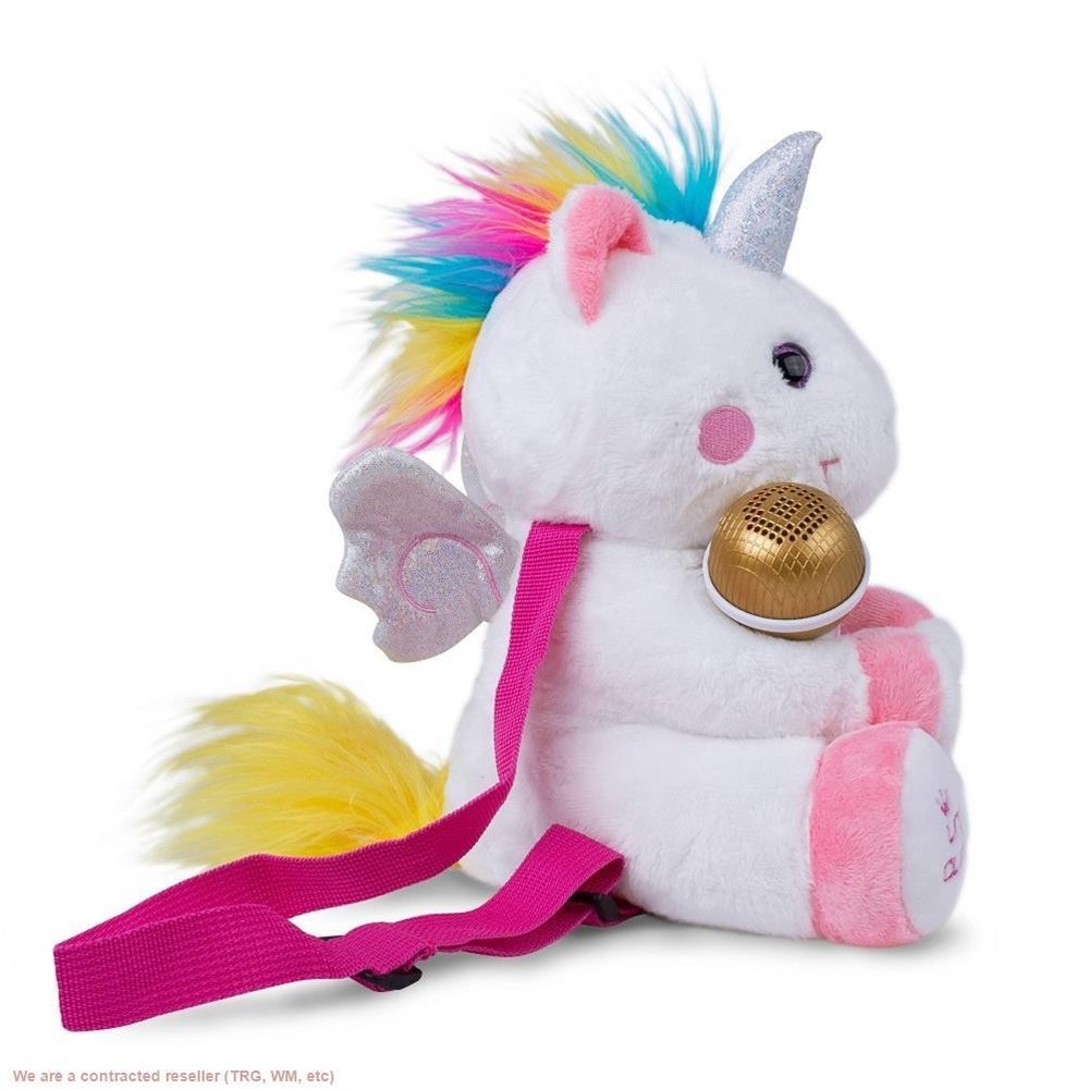 Singing Machine Plush Toy with Sing-Along Microphone - Uni Queen