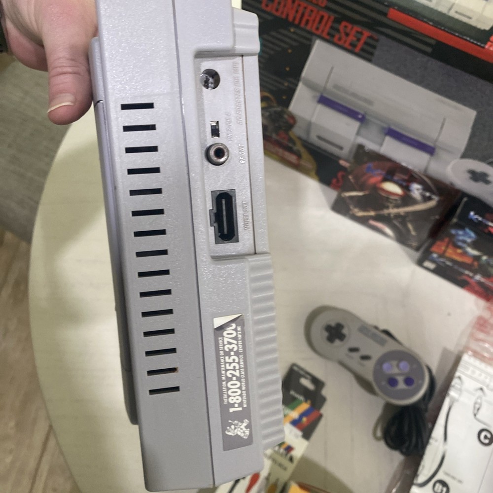 Rare Super Nintendo SNES Control Set Killer Instinct Variant Rare Sealed CD!!