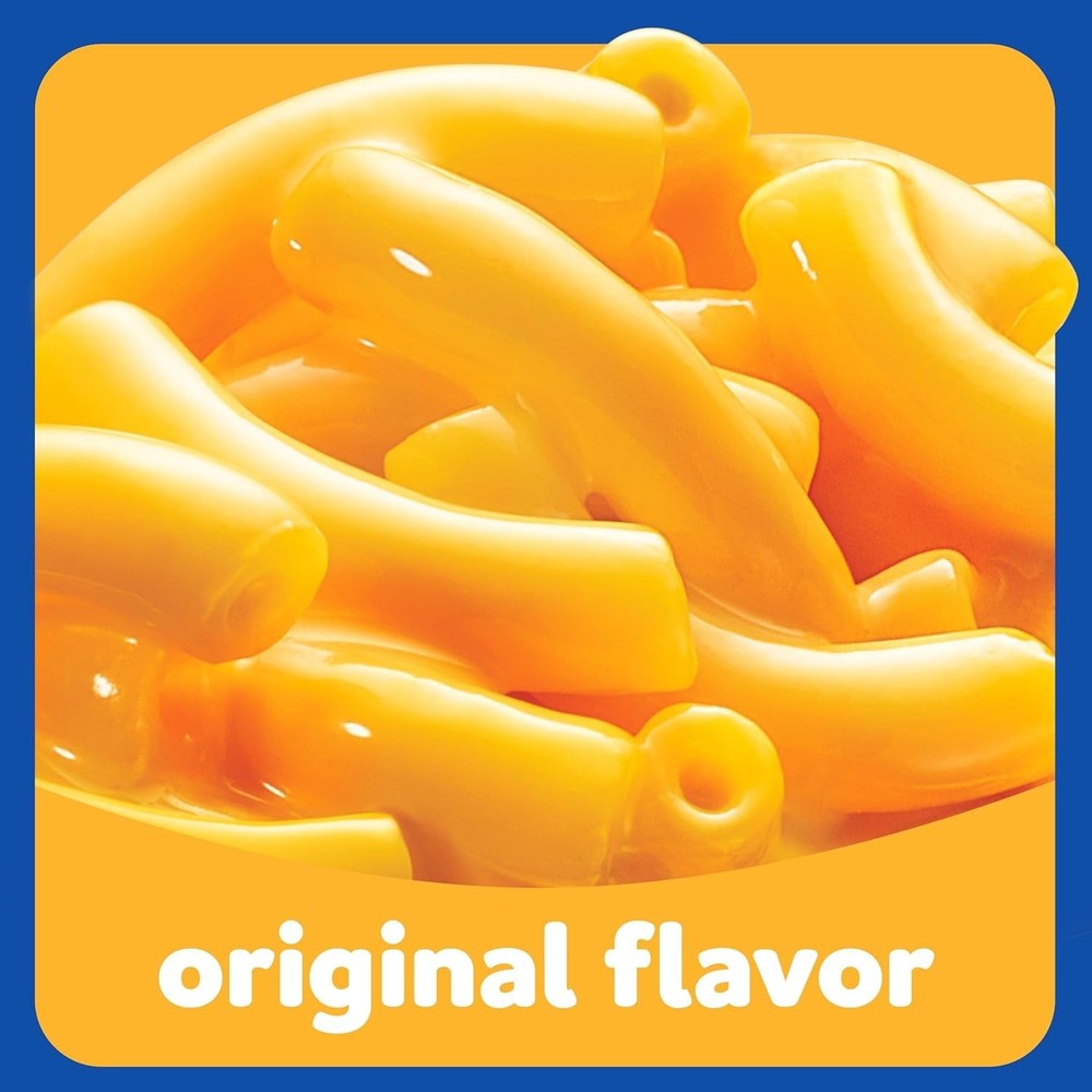 Kraft Easy Mac and Cheese, 18 Packets, for Easy Dinner or Dinner Sides