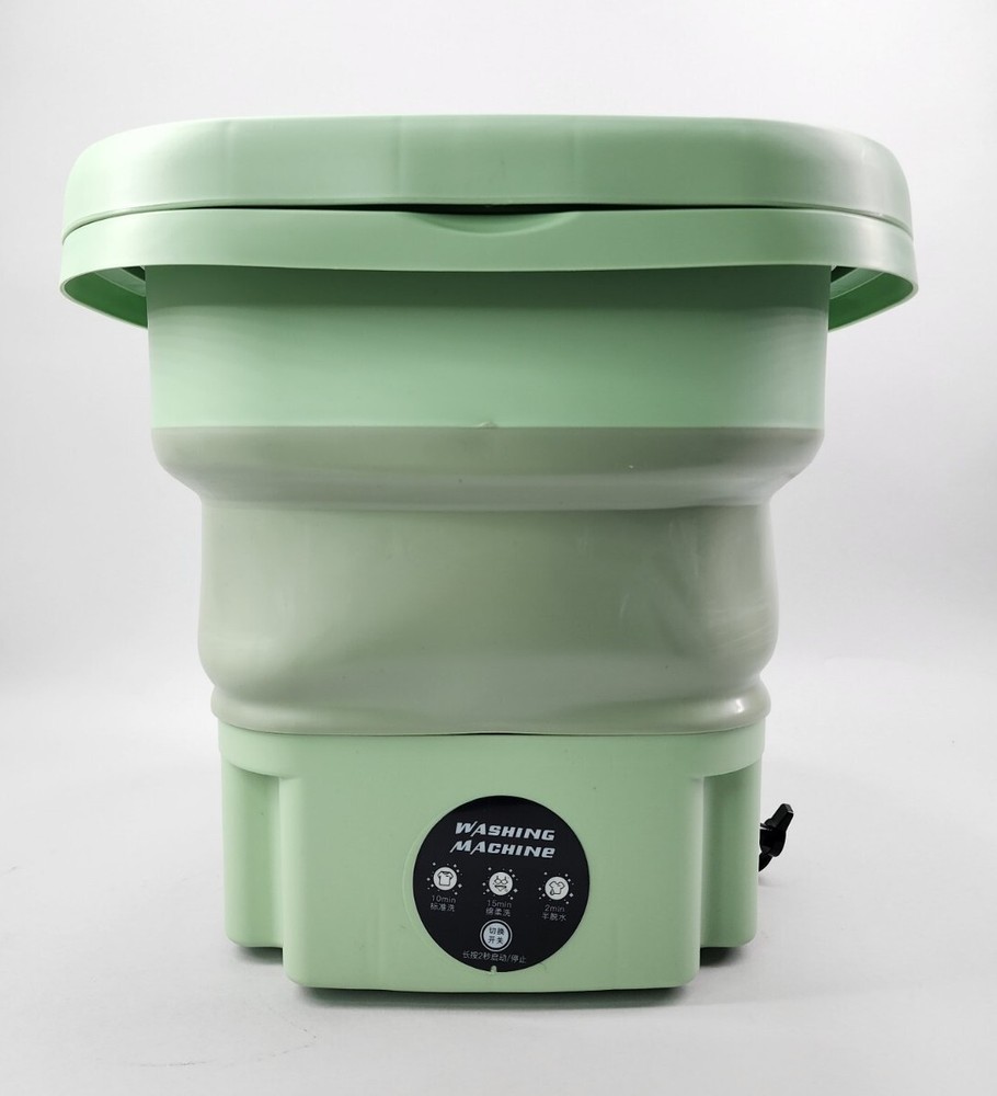 Mini Washing Machine Portable Folding Sterilisation Drying Laundry W Spin &Drain