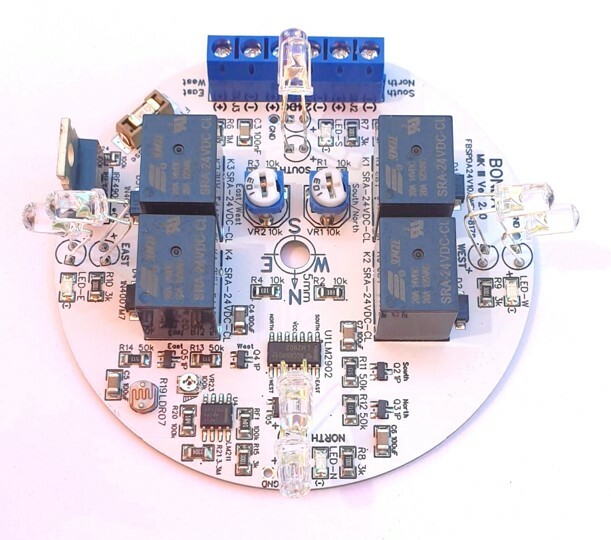 MK III 24VDC 10A Dual Axis Solar Panel Sun Tracking Analog Controller Board DIY