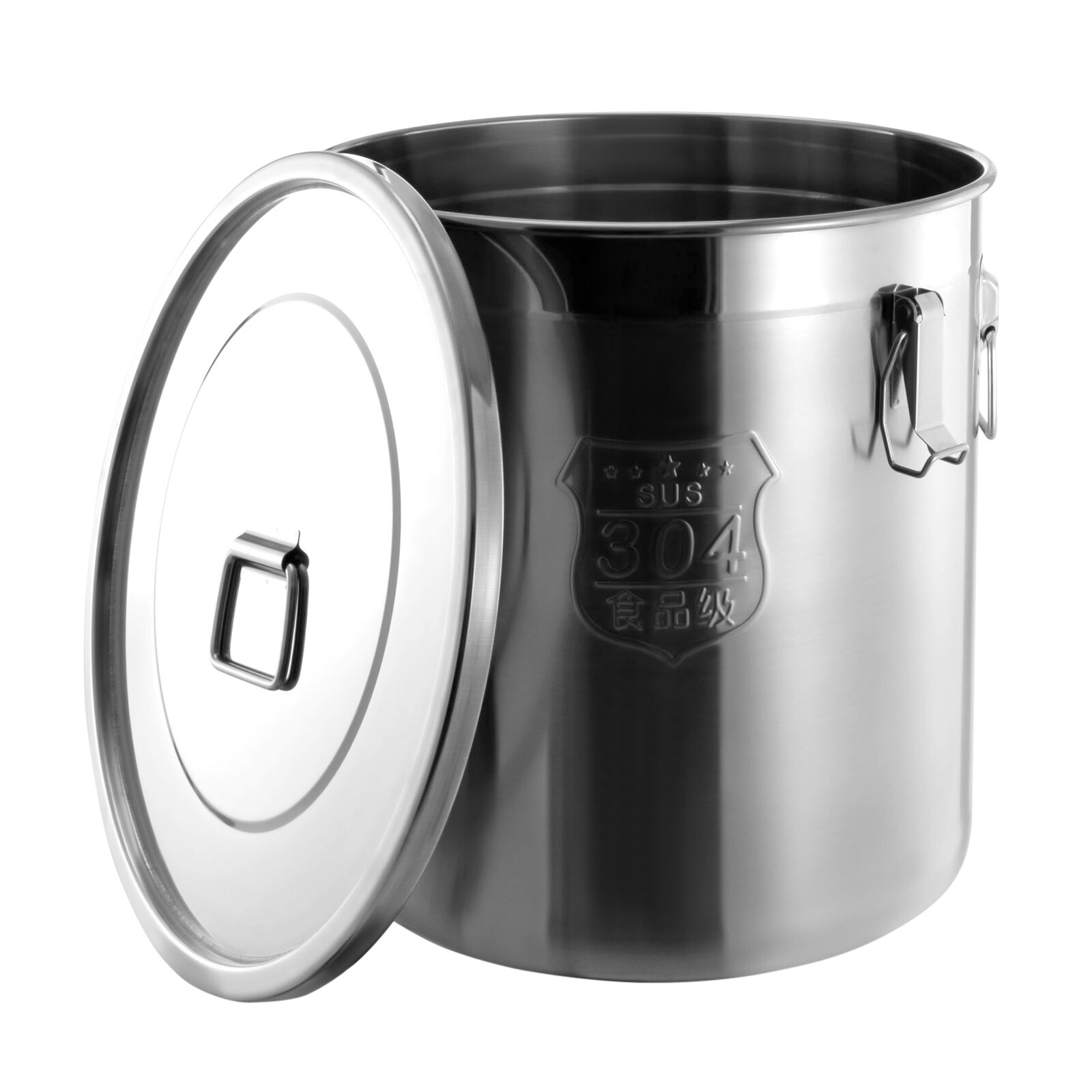 48L Stainless Steel Airtight Container Rice Cereal Grain Container Storage Box