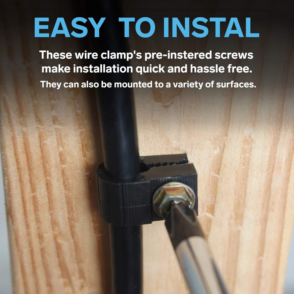 Coaxial Cable Clips - Cable Holder - Wire Clips - Siding Clips For Hanging - ...
