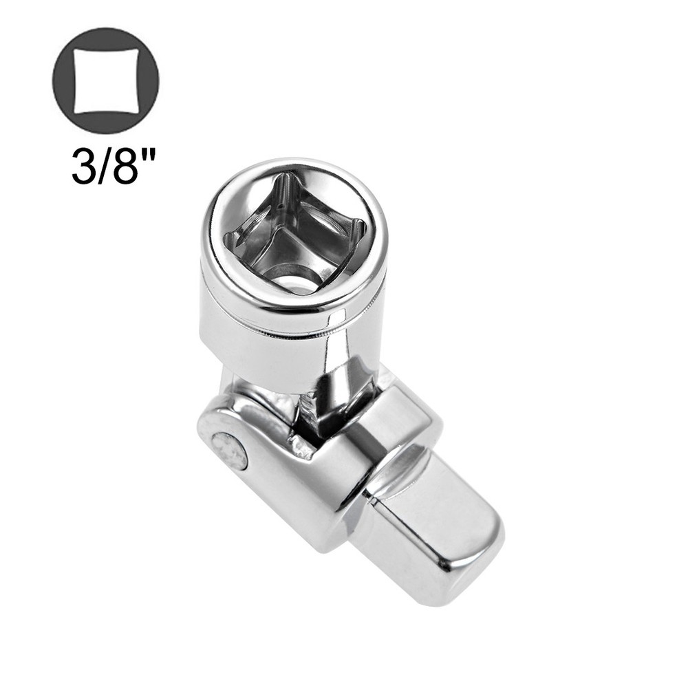 2 Pcs 3/8 Inch Drive Universal Joint Socket Cr-V