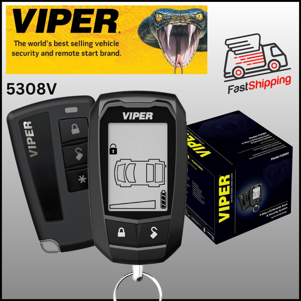 VIPER 5308V / 2-WAY LCD REMOTE START & SECURITY SYSTEM / ALARM W/ REMOTE START