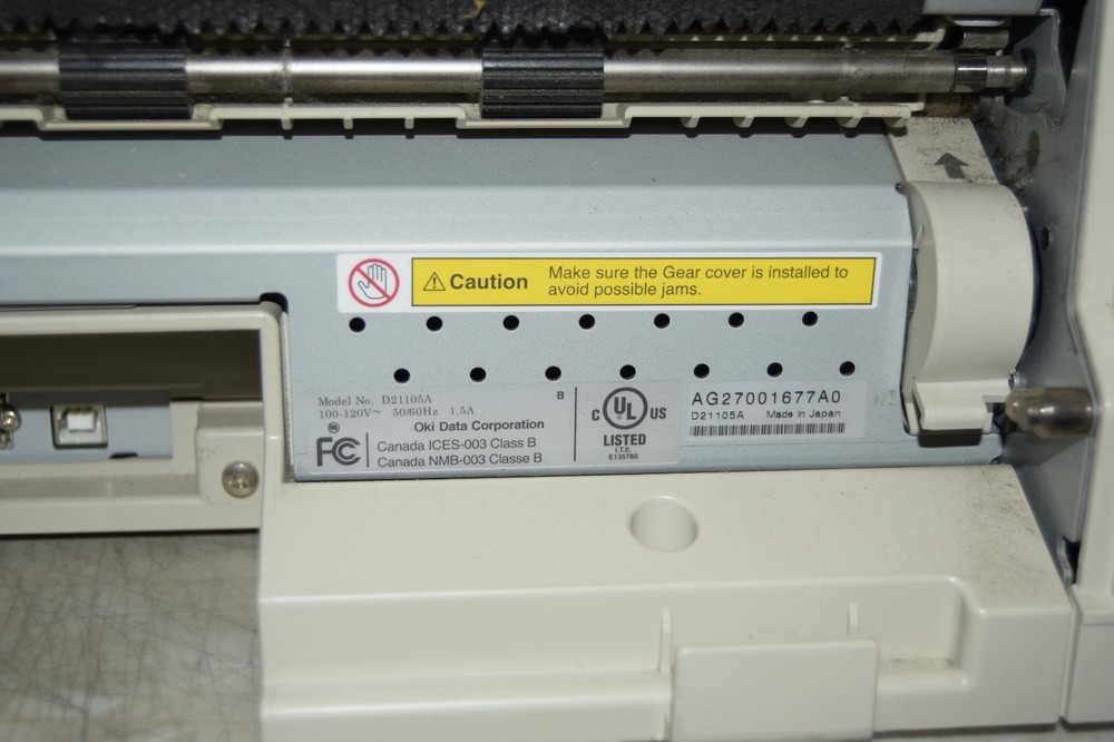 OKIDATA OKI MICROLINE 8480FB DOT MATRIX Tractor Feed PRINTER