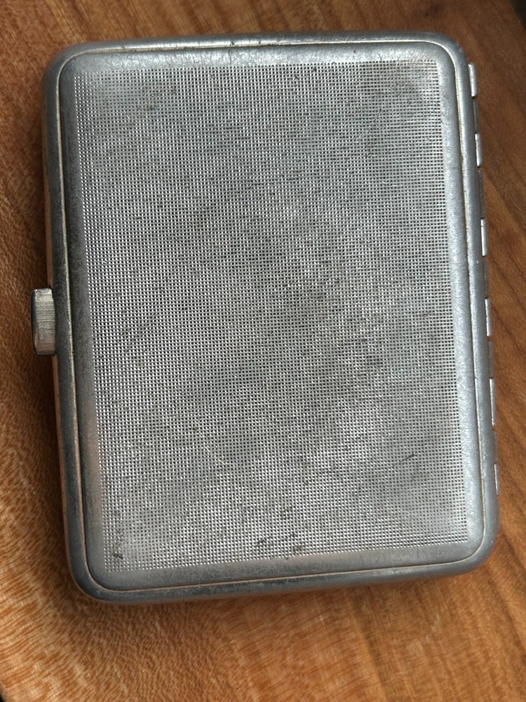 Vintage cigarette case, Sputnik, Soviet cigarette case, 1960s cigarette case, Sp